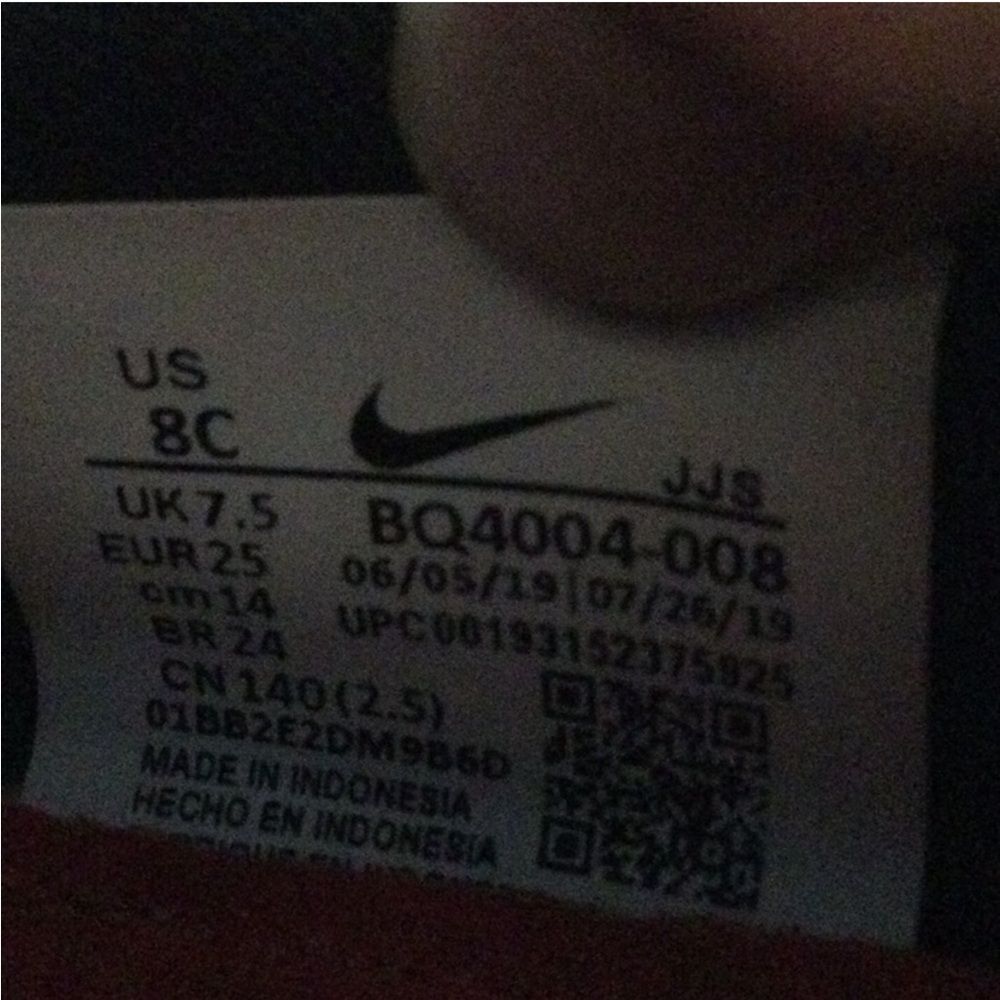 Nike RT Presto TD Shoes Black Lightning Toddler Sz 8C Sneakers Kids Slip On - Picture 10 of 11